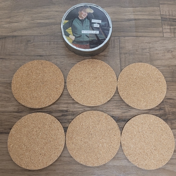 Vintage Unique Coasters For Drinks - 6 Pack Unique Design Army / Quotes / Tin - Picture 3 of 6